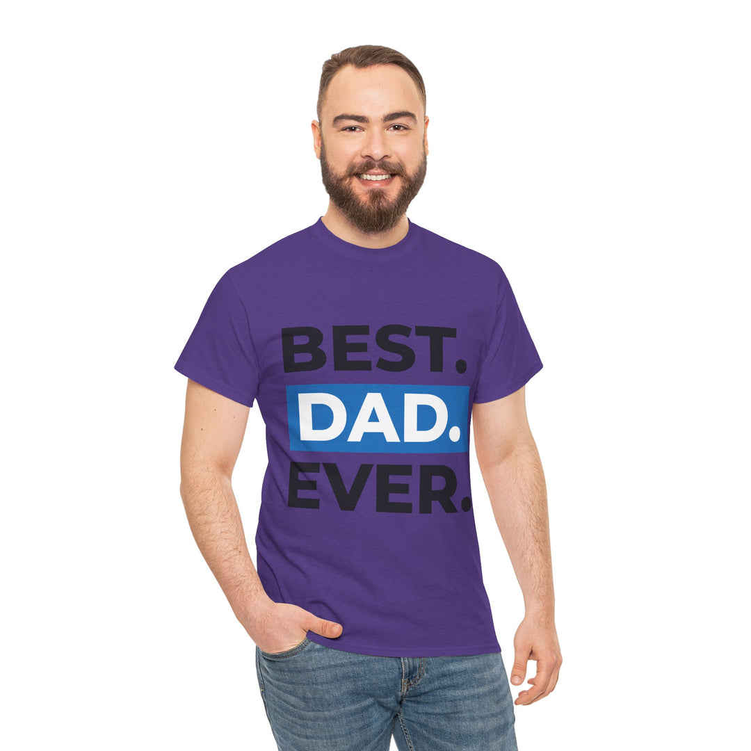 Dad's T-Shirt - Best Dad Ever Design