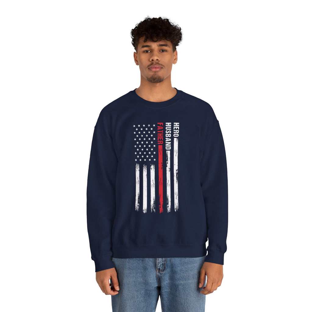 Dad’s Sweatshirt – Hero Husband Father Design