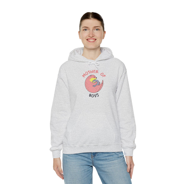 Mom's Unisex Hooded Sweatshirt – Mother of Boys Design