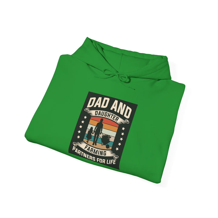 Dad’s Hooded Sweatshirt – Dad and Daughter Farming Partners For Life Design