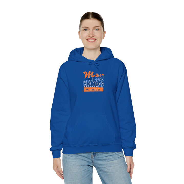 Mom's Hooded Sweatshirt – Mother Hold Our Hands - Motivate Us Design