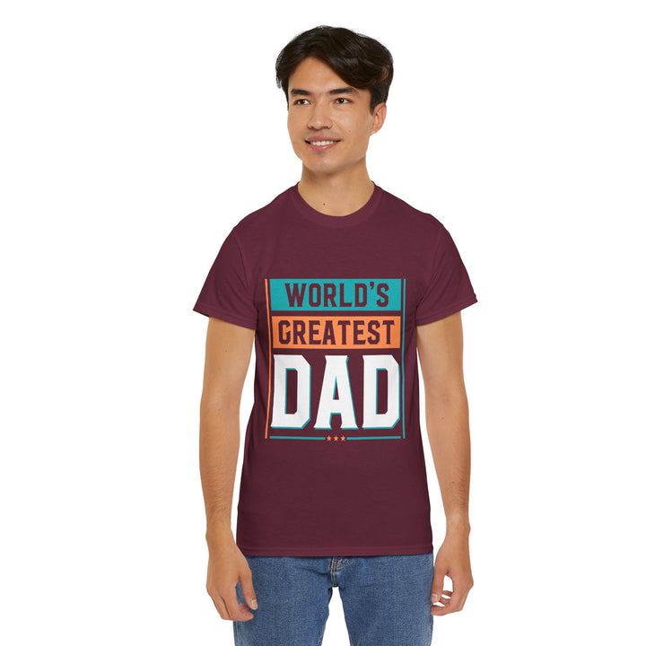 Dad's T-Shirt - World's Greatest Dad Design