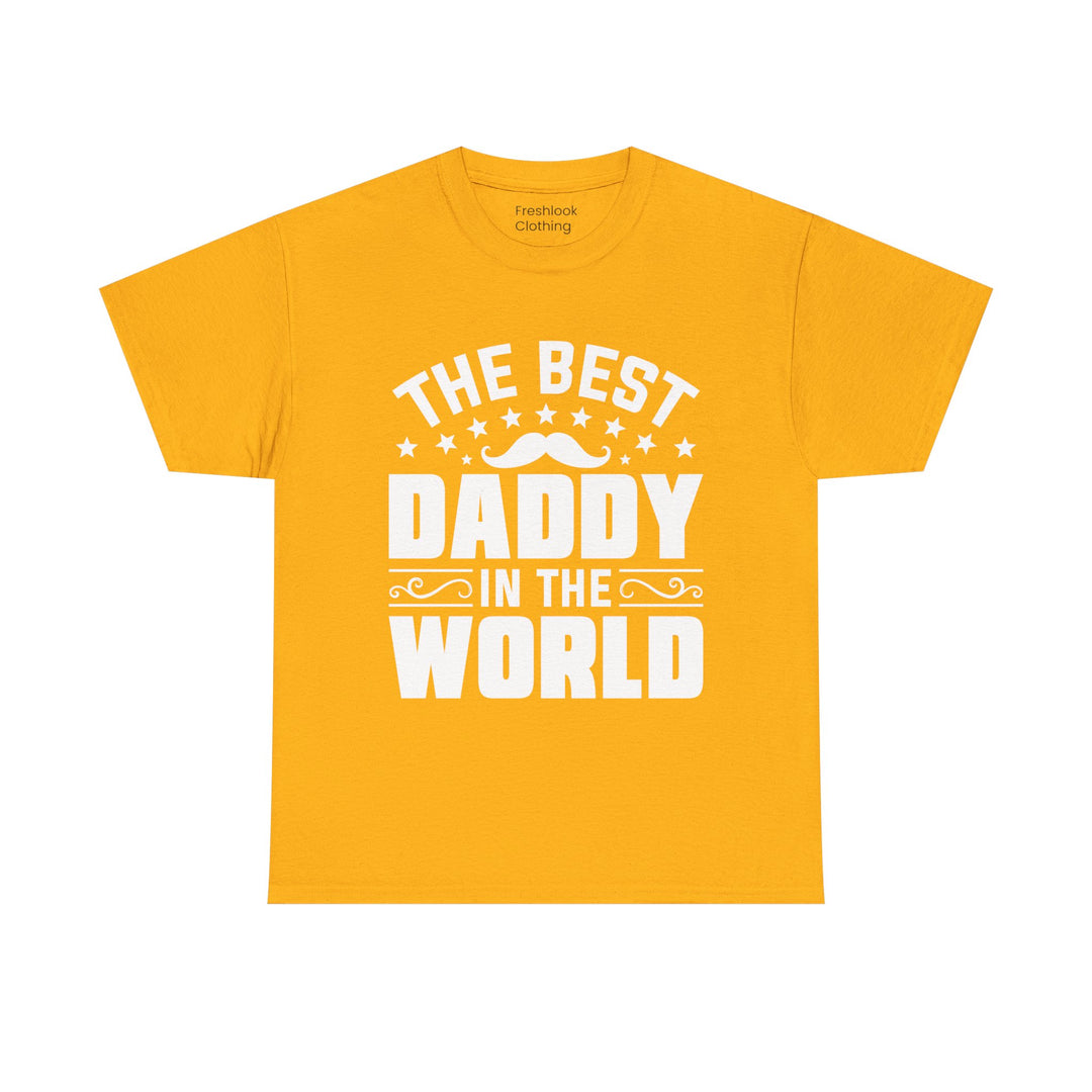 Dad's T-Shirt - The Best Daddy In The World Design