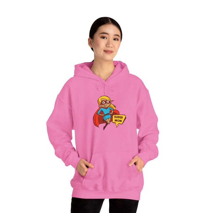 Mom's Unisex Hooded Sweatshirt - Super Mom Design