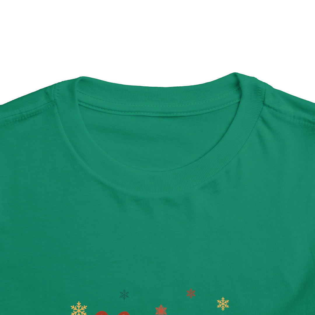 Toddler Christmas Tee — "Merry Christmas and Happy New Year" Holiday Shirt