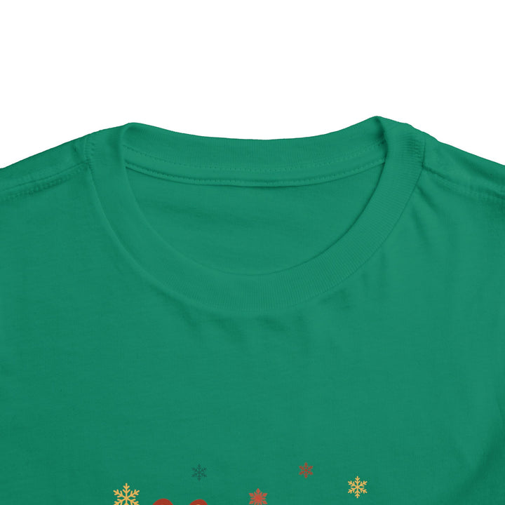 Toddler Christmas Tee — "Merry Christmas and Happy New Year" Holiday Shirt