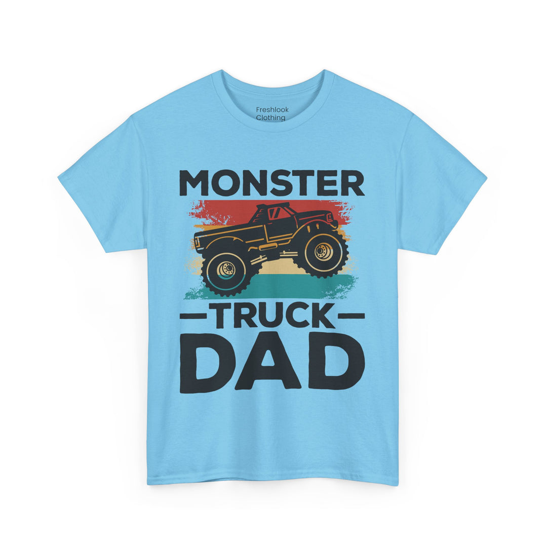 Dad's T-Shirt - Monster Truck Dad Design