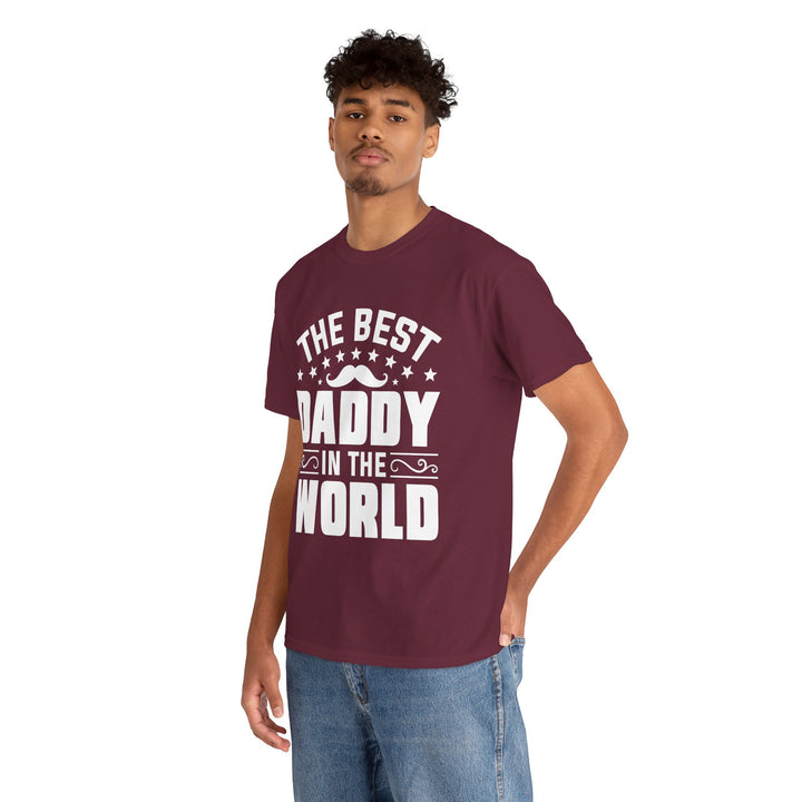 Dad's T-Shirt - The Best Daddy In The World Design