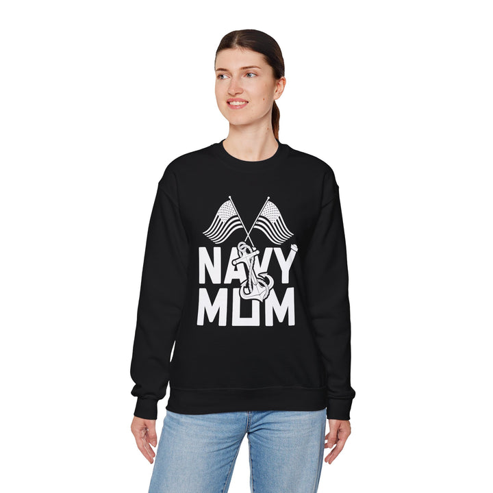 Mom's Sweatshirt - Navy Mom Design – Proud Military Family Apparel