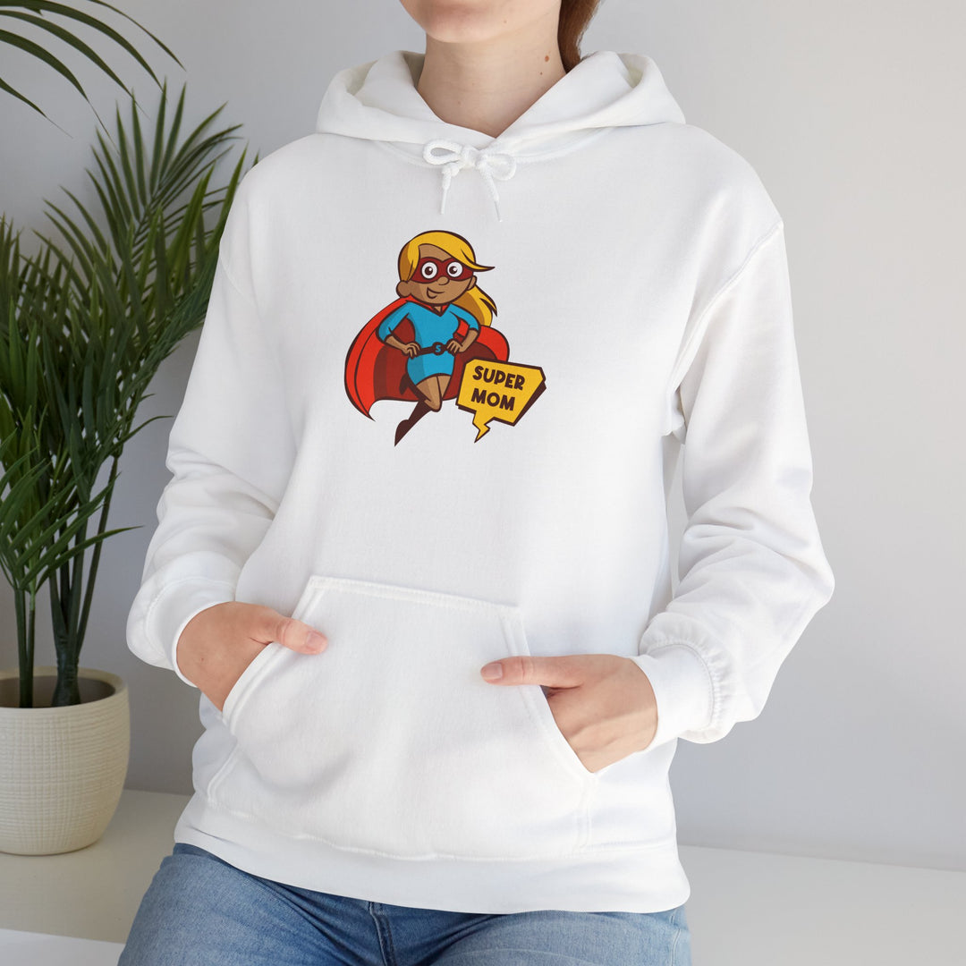 Mom's Unisex Hooded Sweatshirt - Super Mom Design