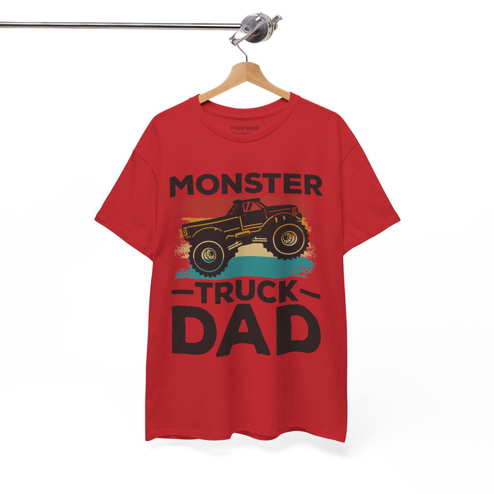 Dad's T-Shirt - Monster Truck Dad Design