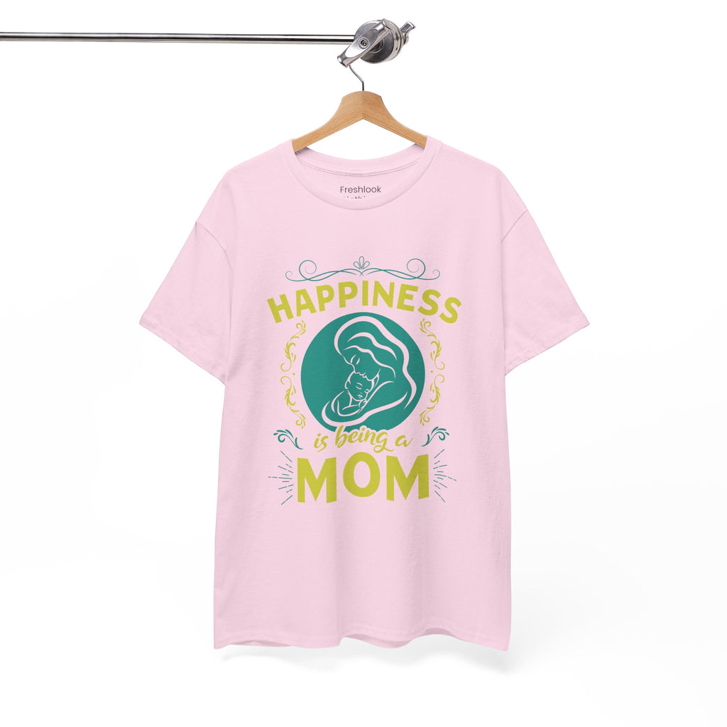 Mom T-Shirt - Happiness is Being a Mom Design