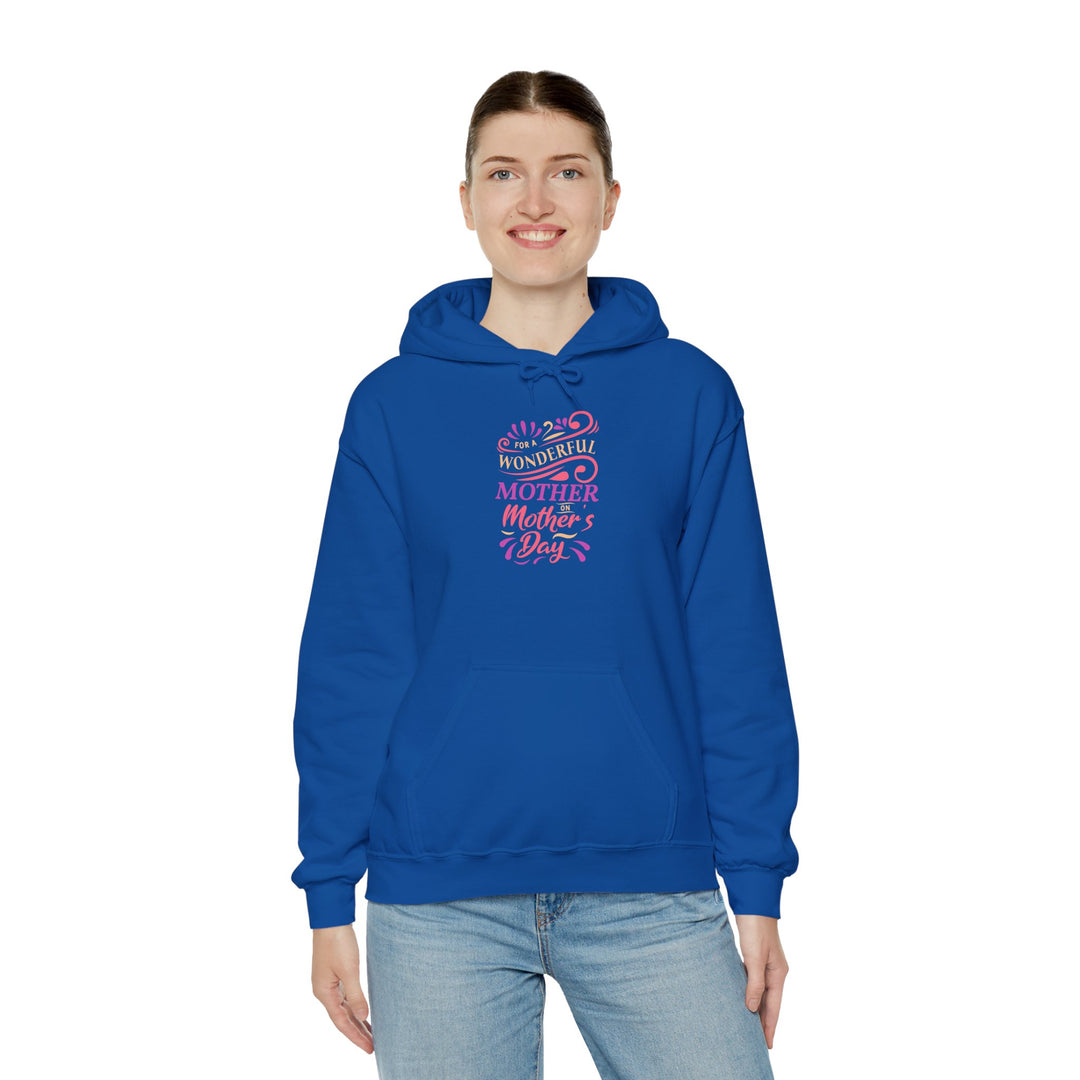 Mom's Hooded Sweatshirt – Wonderful Mother | Mother's Day Gift Design