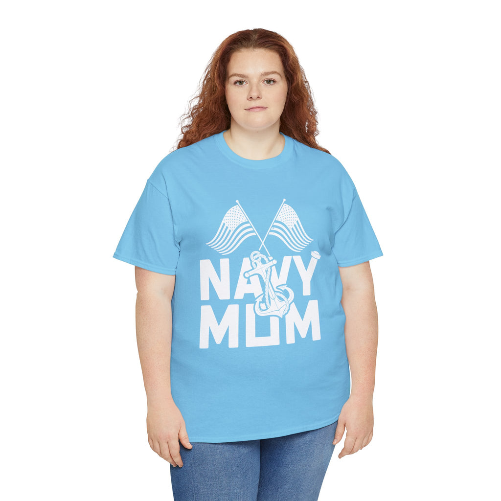 Mom T-Shirt – Navy Mom Design