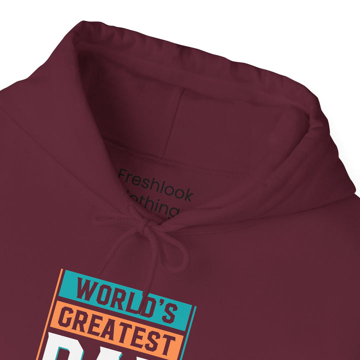 Dad’s Hooded Sweatshirt – World's Greatest Dad Design