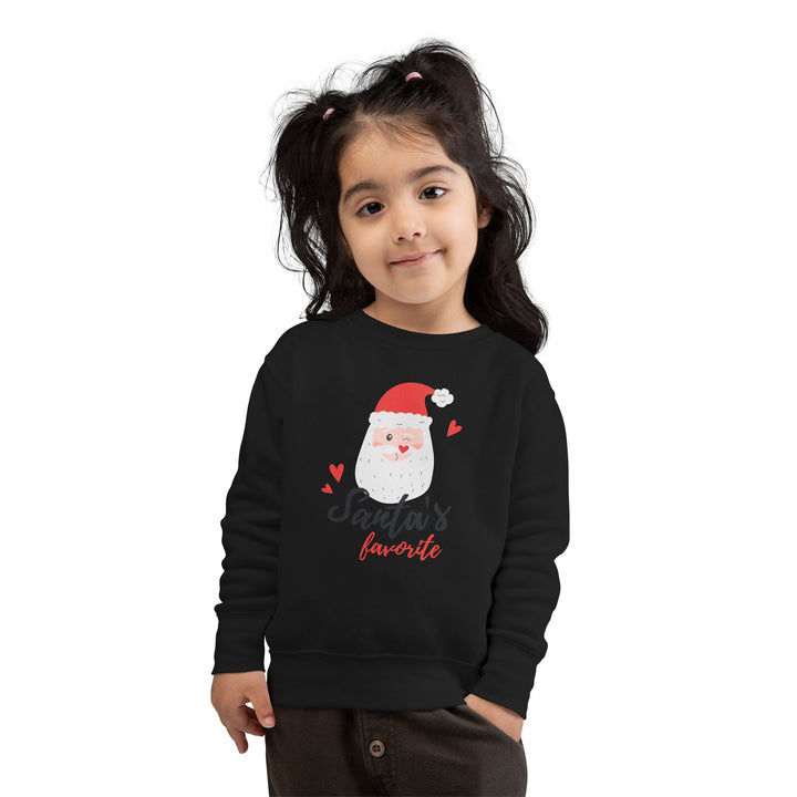 Toddler Sweatshirt — "Santa's Favorite" Cute Kids Christmas Pullover