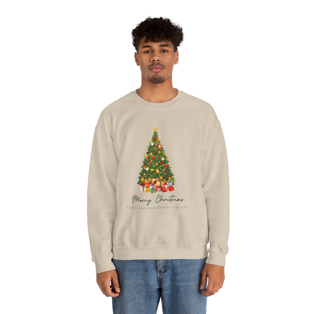 Christmas Tree Sweatshirt — Merry Christmas Holiday Crewneck