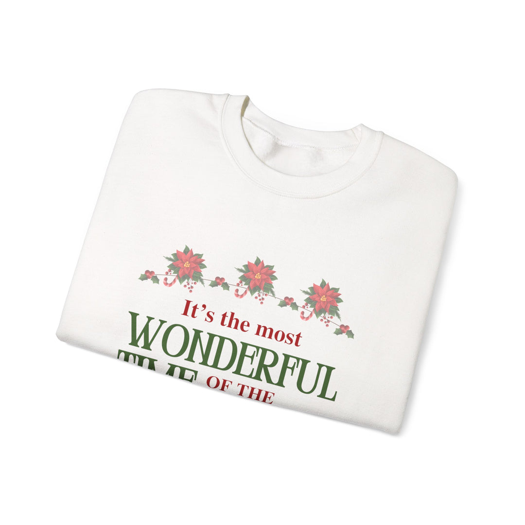 Sweatshirt — "It's the Most Wonderful Time of the Year" Holiday Crewneck