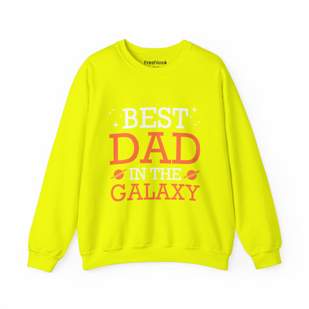 Dad’s Sweatshirt – Best Dad in the Galaxy Design