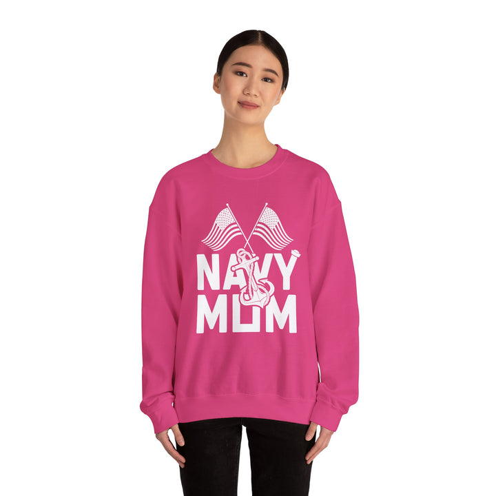 Mom's Sweatshirt - Navy Mom Design – Proud Military Family Apparel