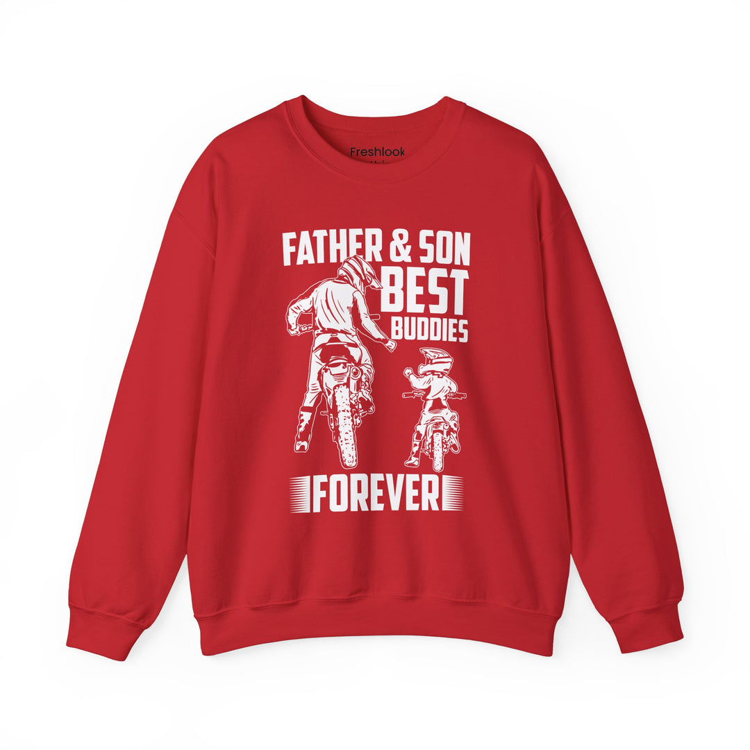 Dad’s Sweatshirt – Father & Son Best Buddies Forever Design