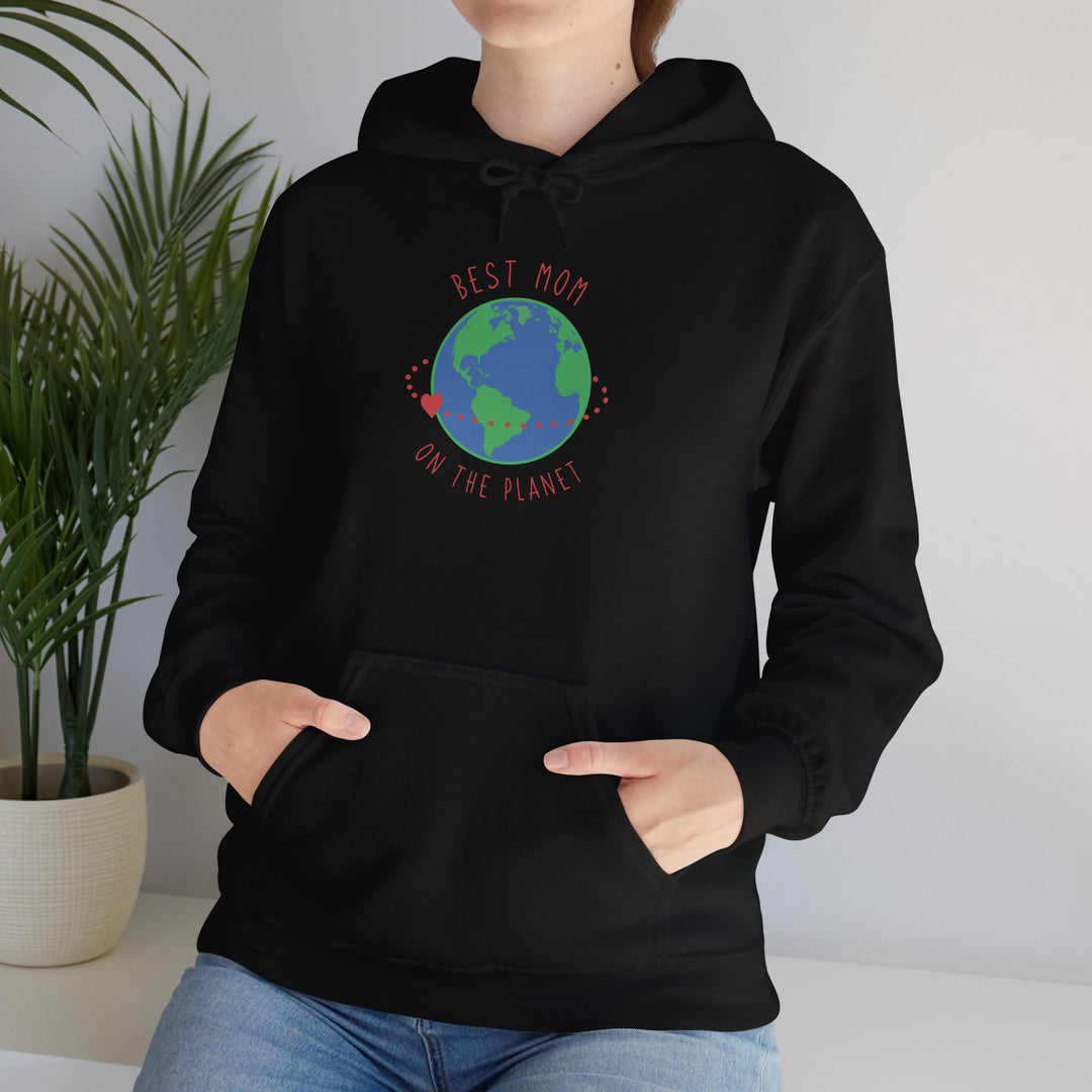 Mom's Hooded Sweatshirt – Best Mom on the Planet Design