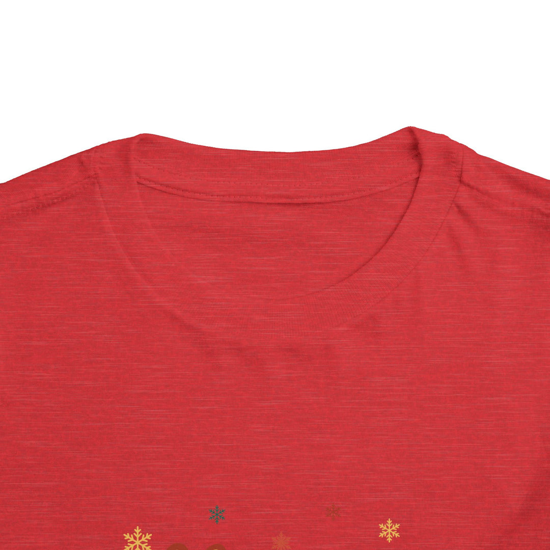 Toddler Christmas Tee — "Merry Christmas and Happy New Year" Holiday Shirt