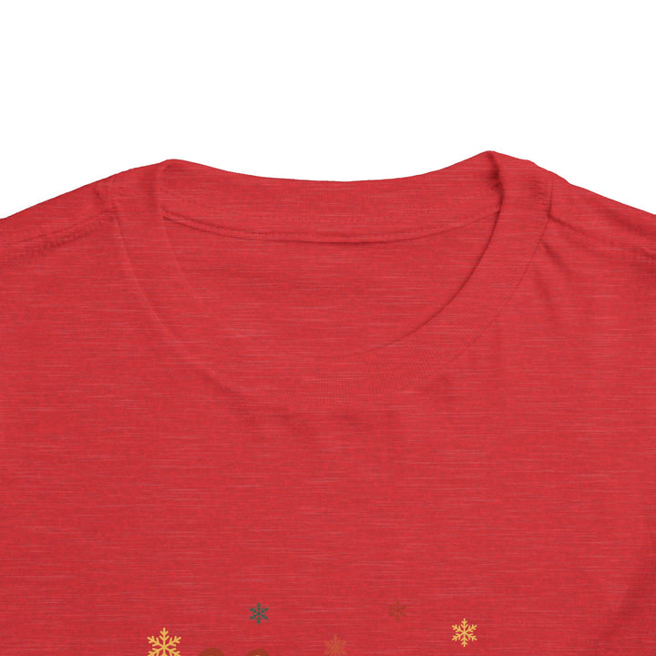 Toddler Christmas Tee — "Merry Christmas and Happy New Year" Holiday Shirt