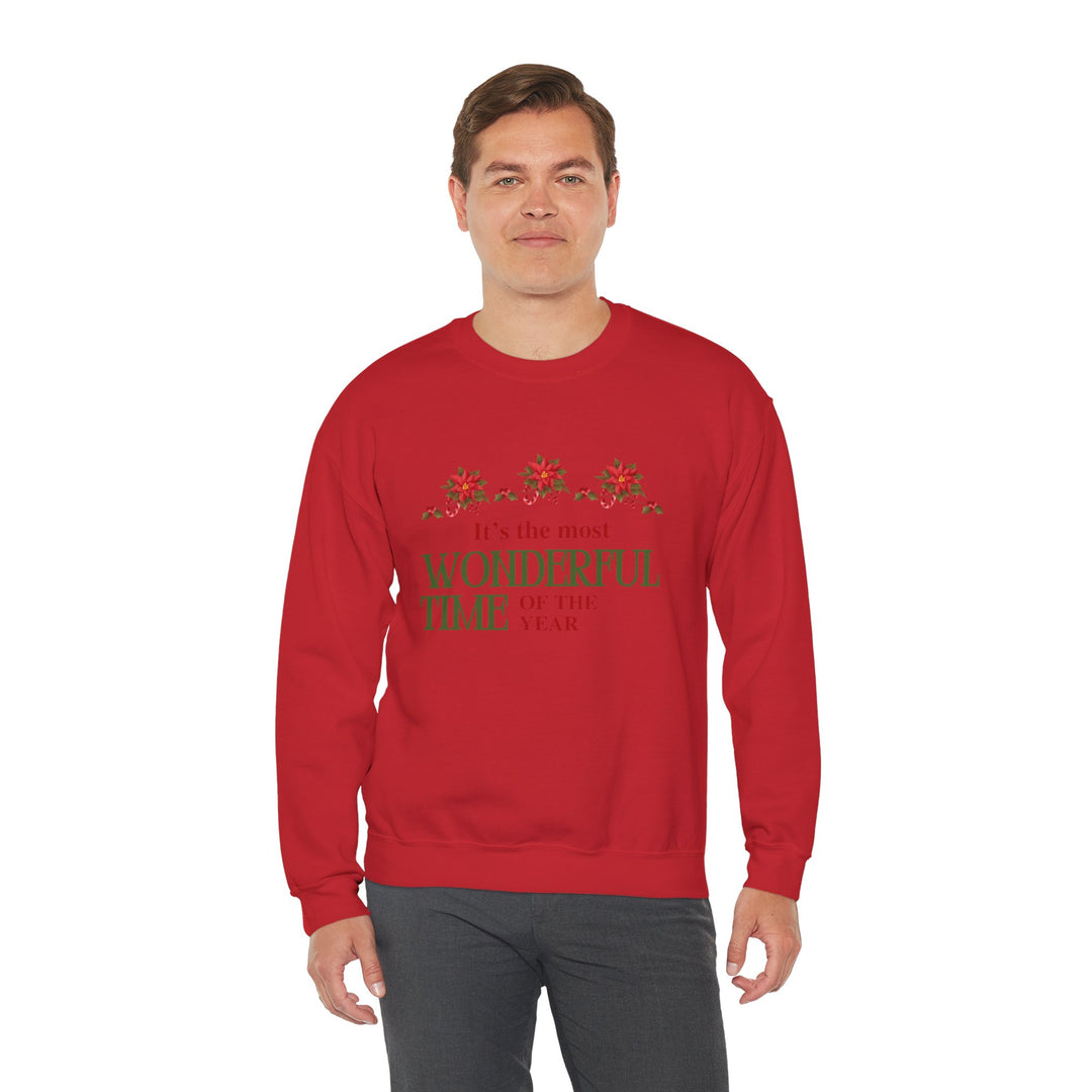 Sweatshirt — "It's the Most Wonderful Time of the Year" Holiday Crewneck