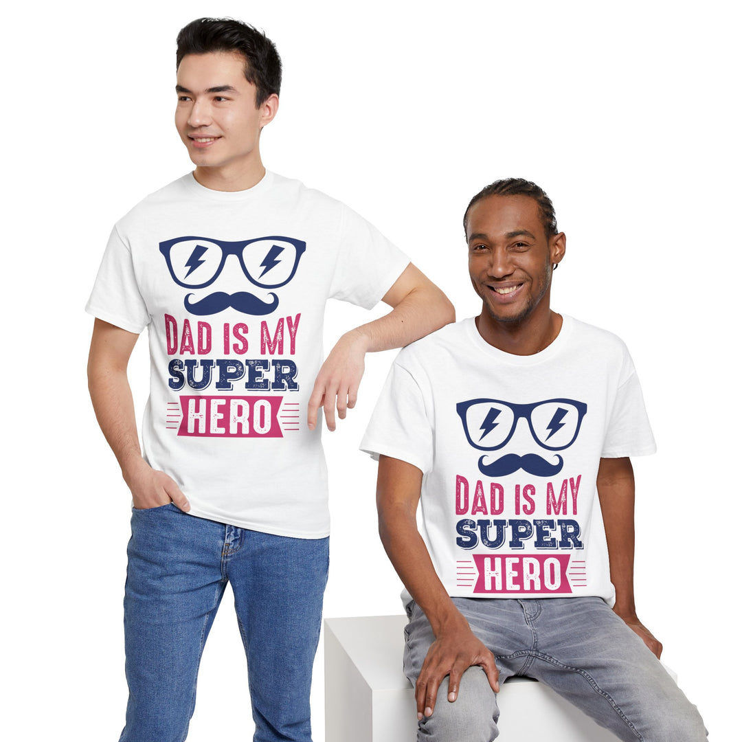 Dad's T-Shirt - Dad Is My Superhero Design