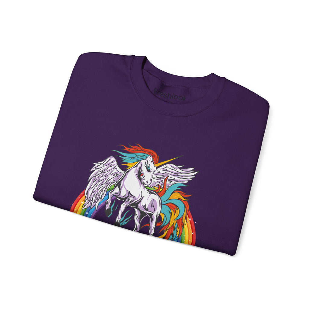Mom Sweatshirt - Colorful MOMICORN Design