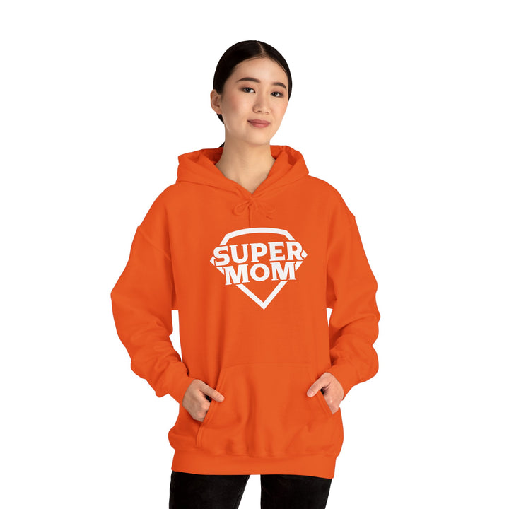 Mom's Unisex Hooded Sweatshirt - Super Mom Design