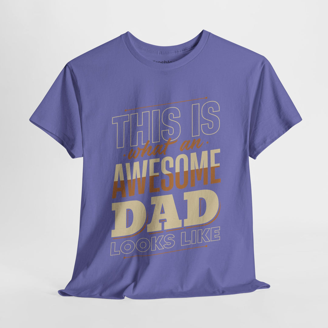 Dad's T-Shirt - This is What an Awesome Dad Looks Like Design