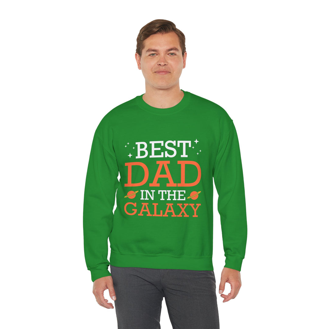 Dad’s Sweatshirt – Best Dad in the Galaxy Design