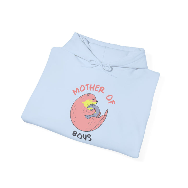 Mom's Unisex Hooded Sweatshirt – Mother of Boys Design
