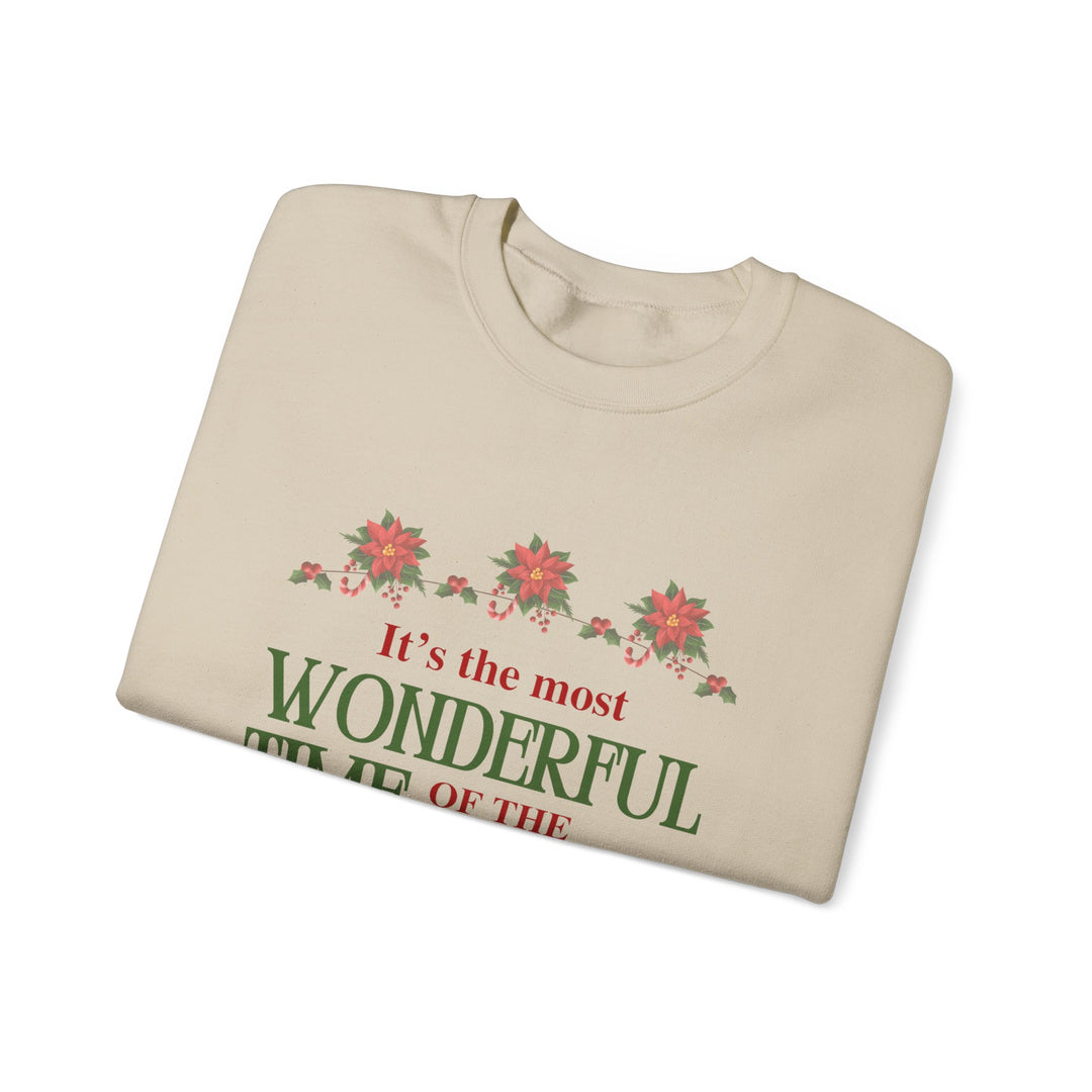 Sweatshirt — "It's the Most Wonderful Time of the Year" Holiday Crewneck