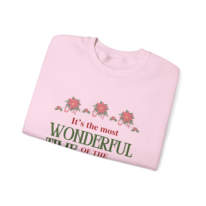 Sweatshirt — "It's the Most Wonderful Time of the Year" Holiday Crewneck