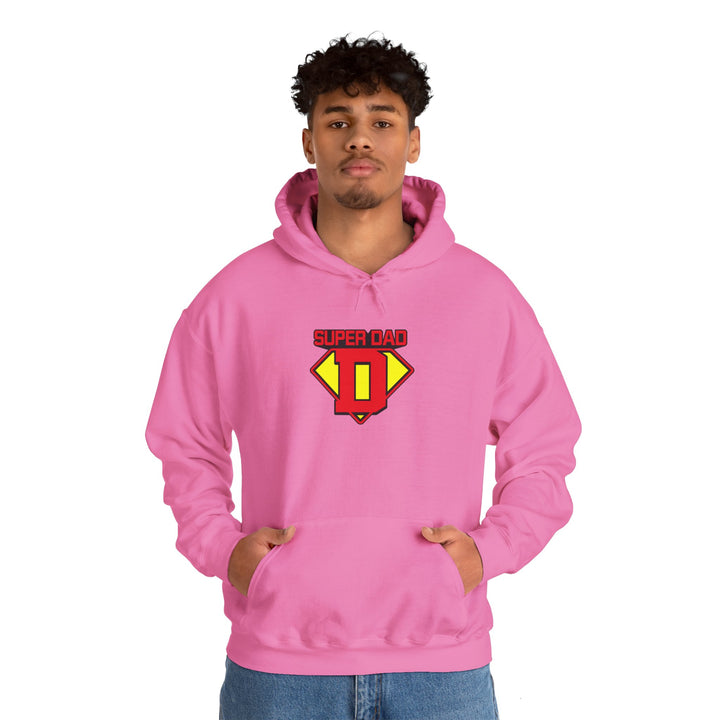 Dad’s Hooded Sweatshirt – Super Dad Design