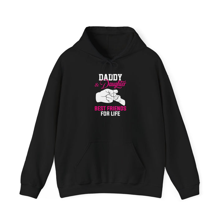 Dad’s Hooded Sweatshirt – Daddy & Daughter Best Friends Forever Design