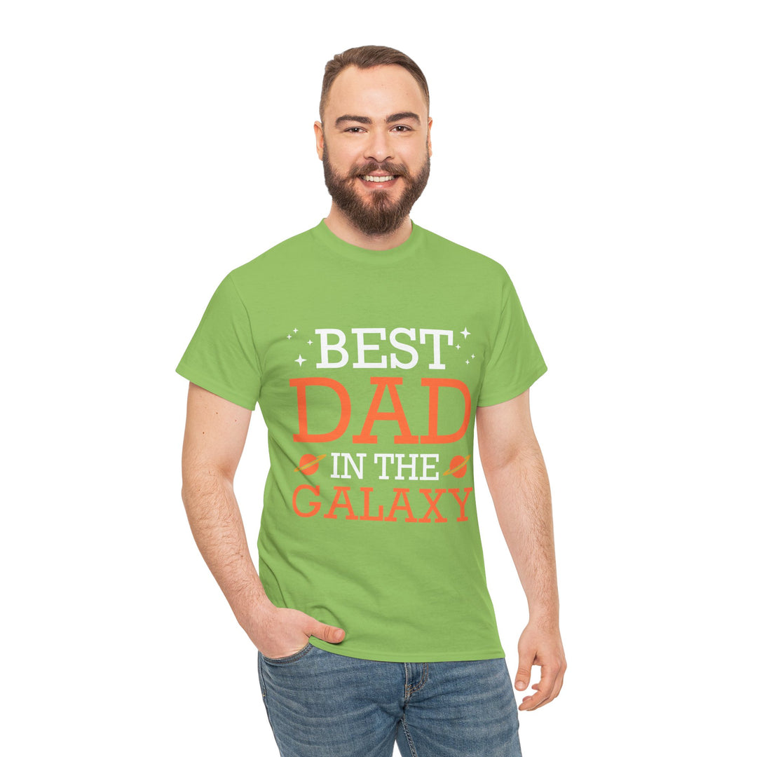 Dad's T-Shirt - Best Dad in the Galaxy Design