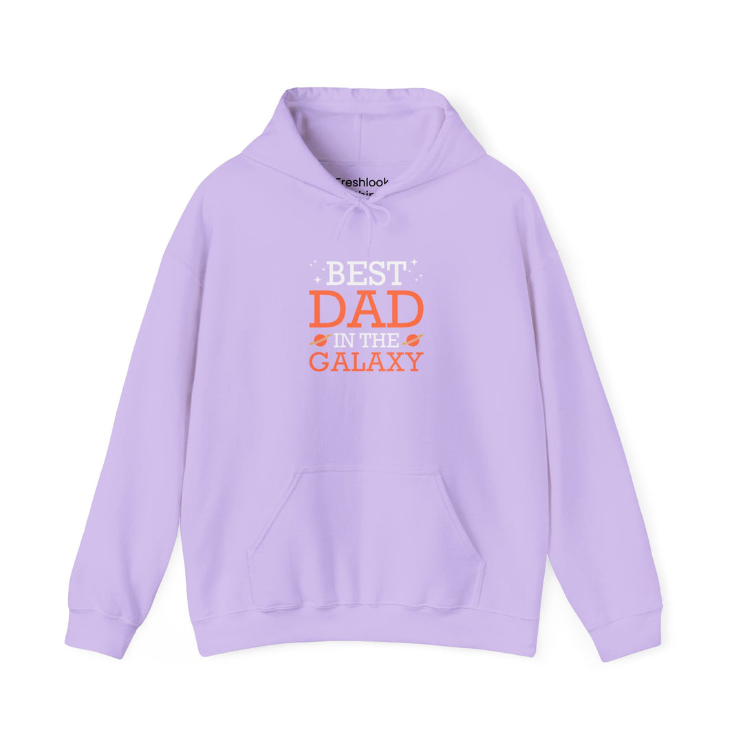 Dad’s Hooded Sweatshirt – Best Dad in the Galaxy Design