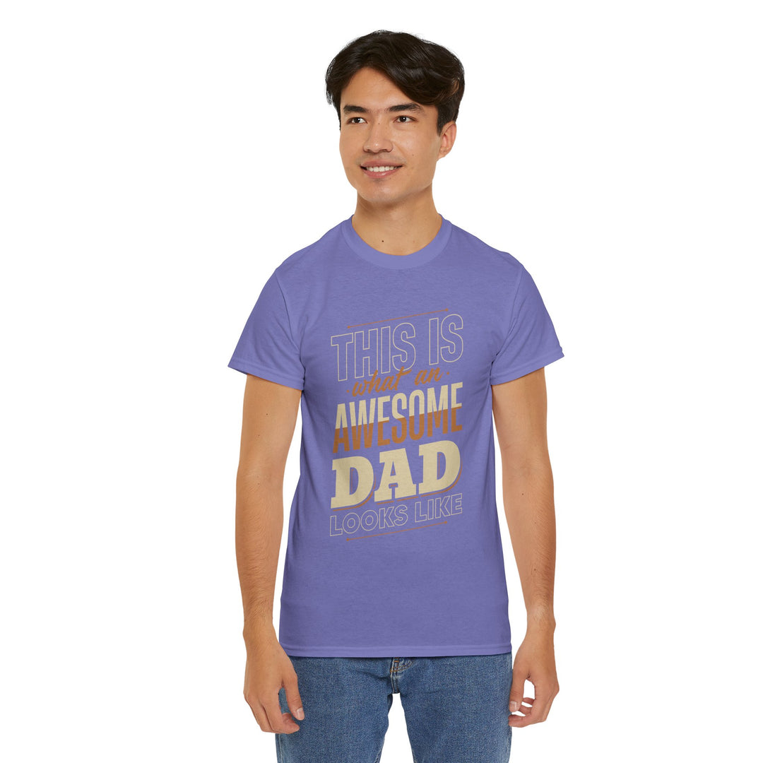 Dad's T-Shirt - This is What an Awesome Dad Looks Like Design