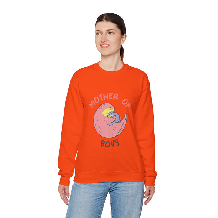 Mom's Sweatshirt - Mother of Boys Design