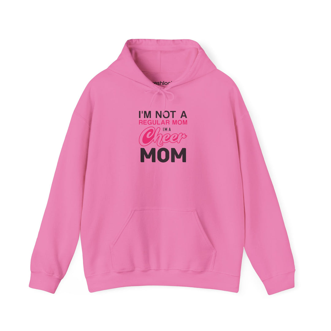 Mom's Unisex Hooded Sweatshirt - I'm Not a Regular Mom Design - Cheer Mom Hoodie