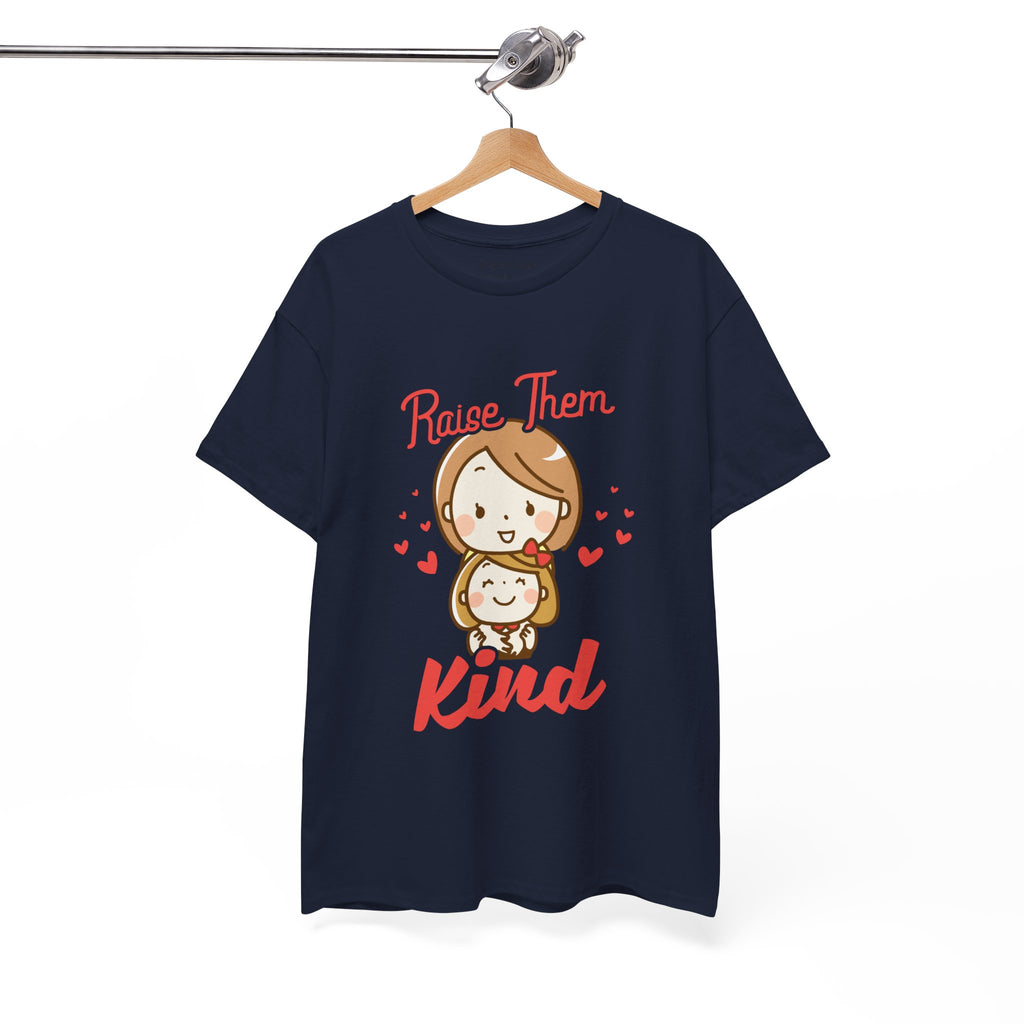 Mom T-Shirt – Raise Them Kind – Sweet Family Love Design