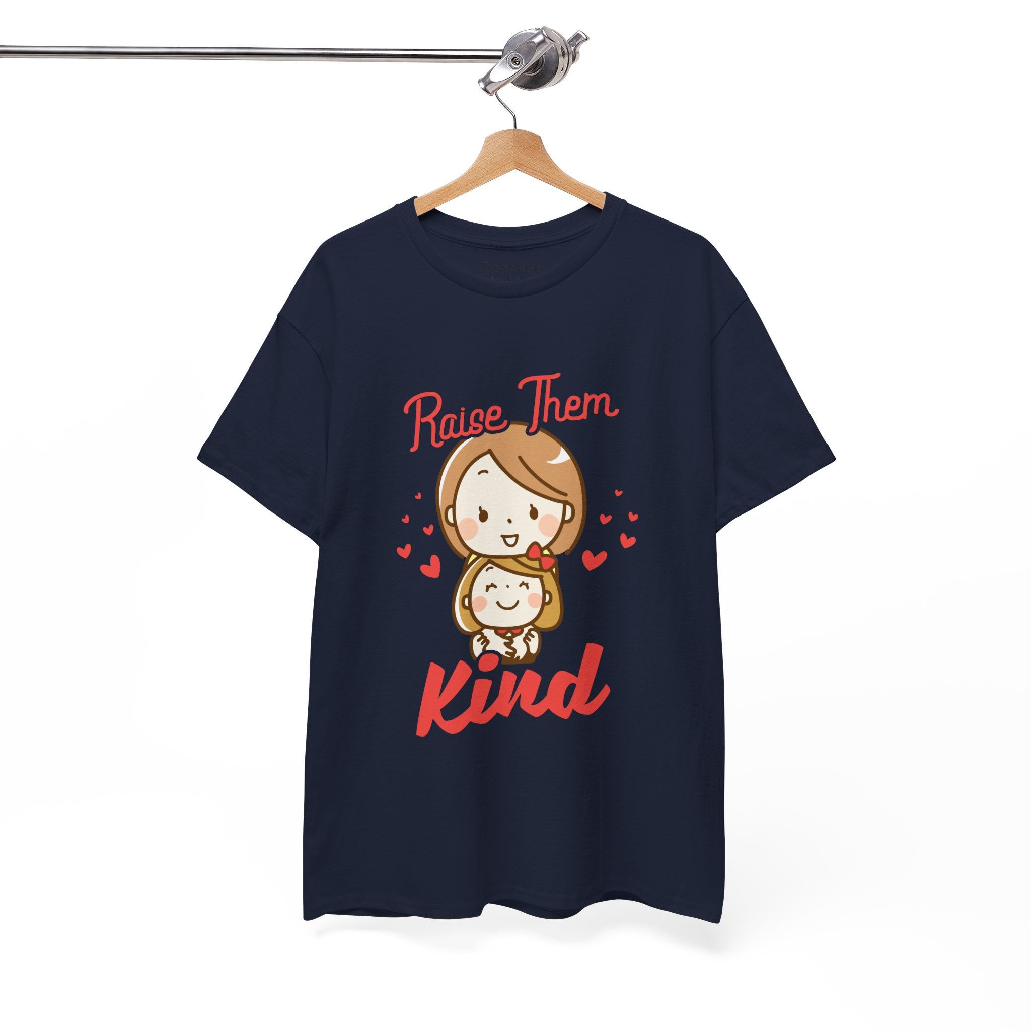 Mom T-Shirt – Raise Them Kind – Sweet Family Love Design