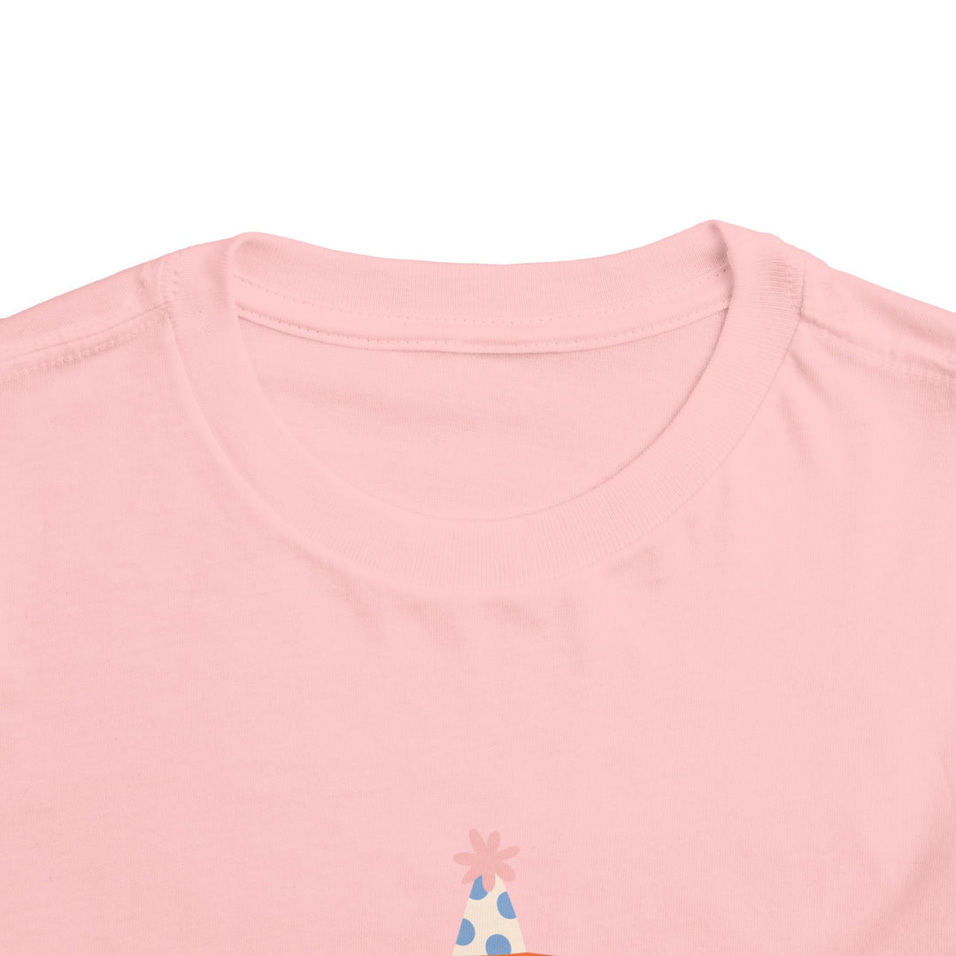 Toddler Tee — Cute Birthday Dinosaur "Happy Birthday" Shirt