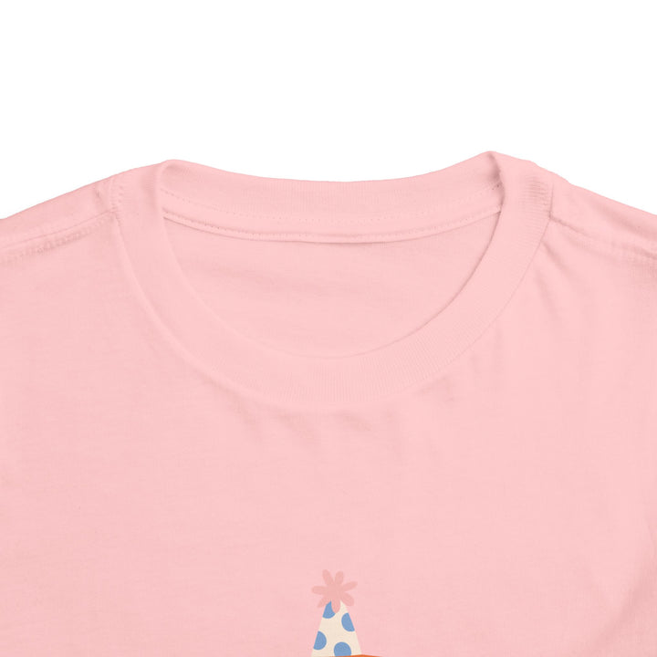 Toddler Tee — Cute Birthday Dinosaur "Happy Birthday" Shirt