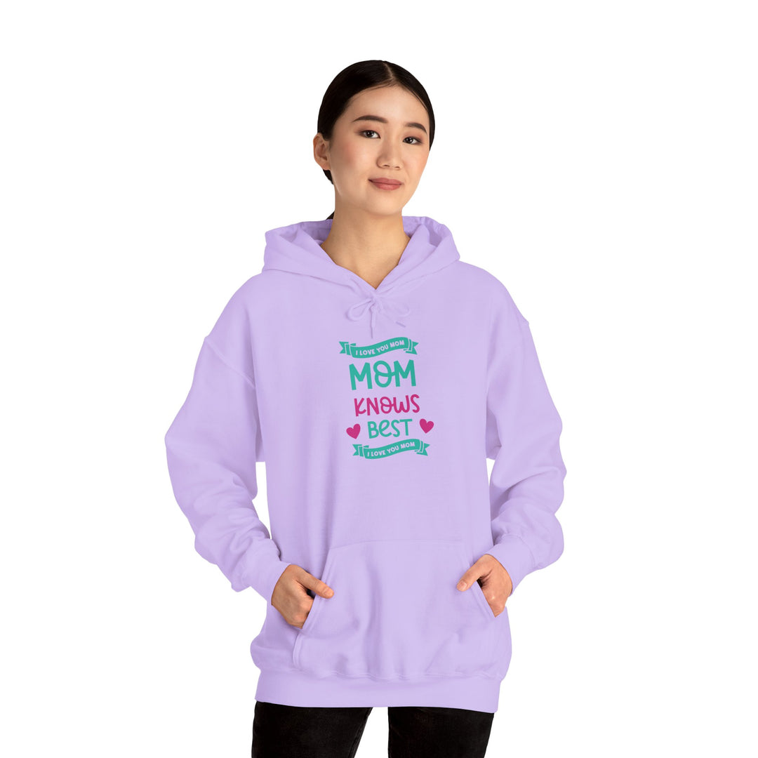 Mom's Hooded Sweatshirt – MOM Knows Best Design