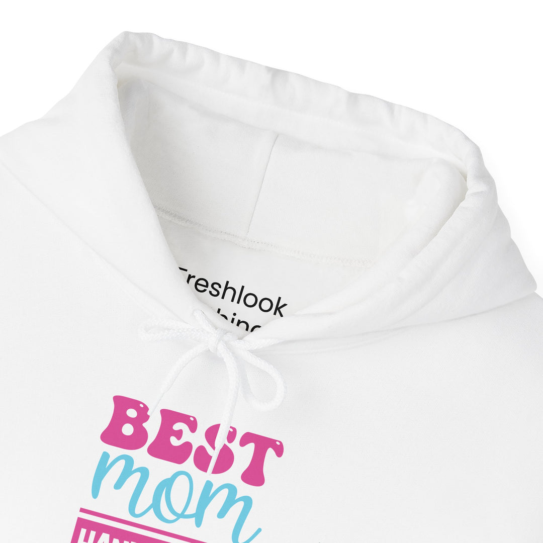 Mom's Unisex Hooded Sweatshirt - Best Mom Hands Down Design